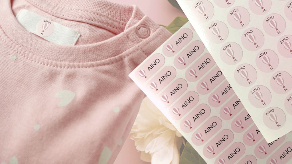 Nimilappu vaatteisiin