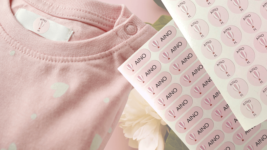 Nimilappu vaatteisiin